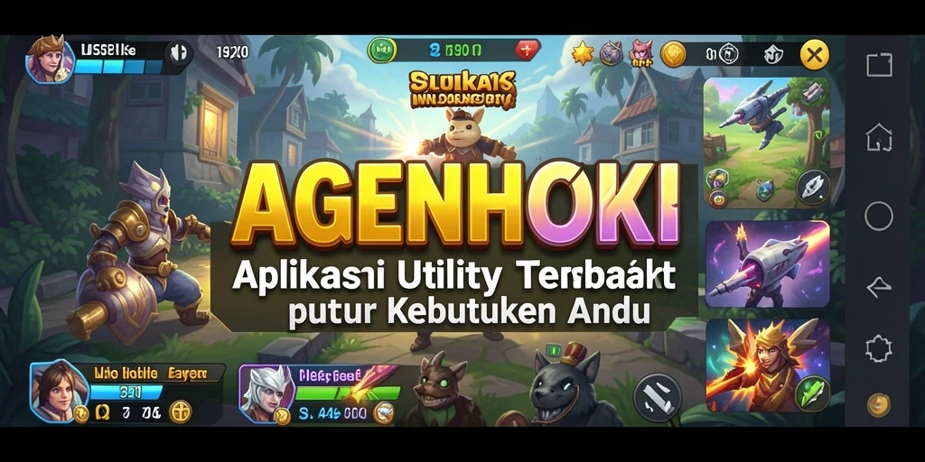 Tampilan antarmuka AGENHOKI yang sederhana dan fungsional.