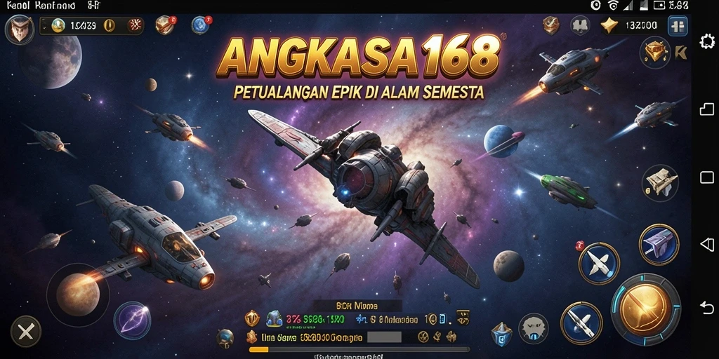 Screenshot gameplay ANGKASA168 menampilkan pertempuran yang seru dan grafis yang memukau.