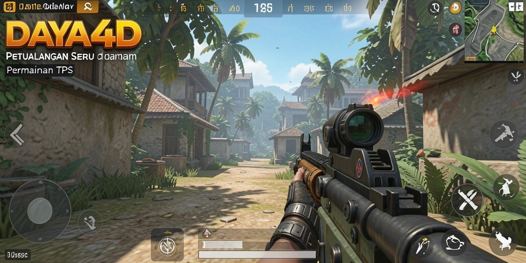 Tampilan gameplay DAYA4D yang mendebarkan dan penuh aksi.