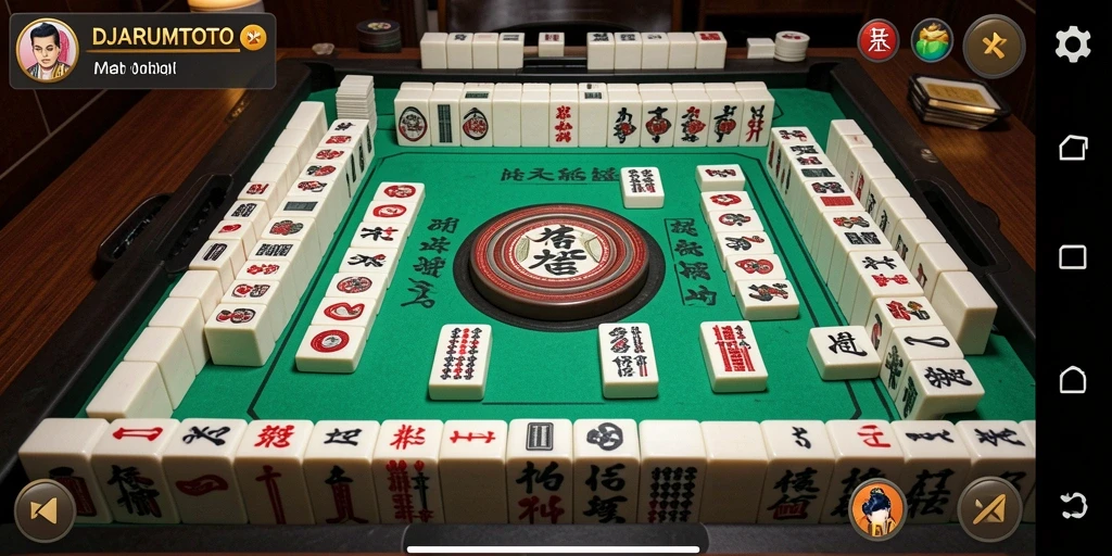 Screenshot gameplay <strong>DJARUMTOTO</strong> yang menunjukkan aksi seru Mahjong.