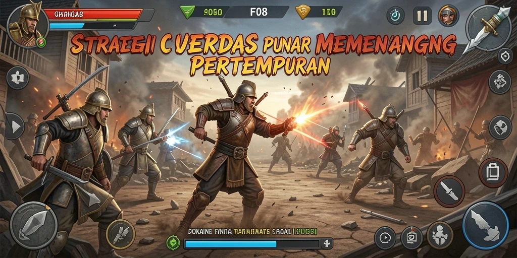 Tampilan gameplay F08 yang menarik dan intens dalam pertempuran strategi.