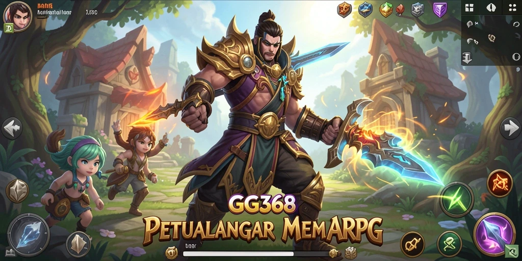 Tangkapan layar menunjukkan pertarungan epik dalam <strong>GG368</strong> ARPG.