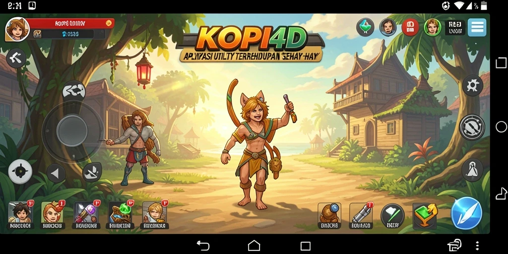 Tampilan antarmuka aplikasi Utility KOPI4D yang user-friendly.