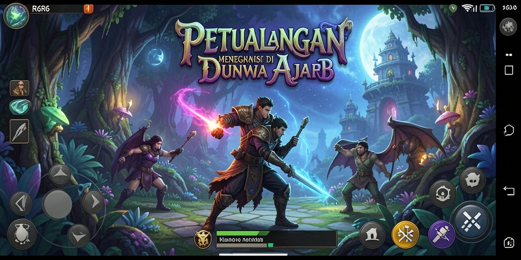 Screenshot R6R6 menunjukkan aksi petualangan yang mendebarkan.